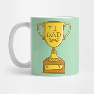 Number One Dad Trophy Mug